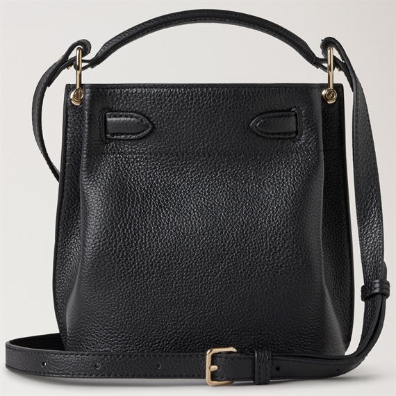Mulberry Mini Islington Bucket Black Small Classic Grain